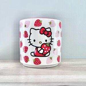 Hello Kitty Strawberry Planter – 5” by Blue Sky Clayworks